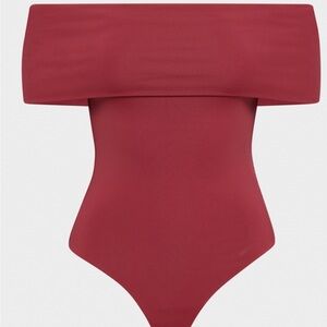 Aritzia Contour Red Bodysuit